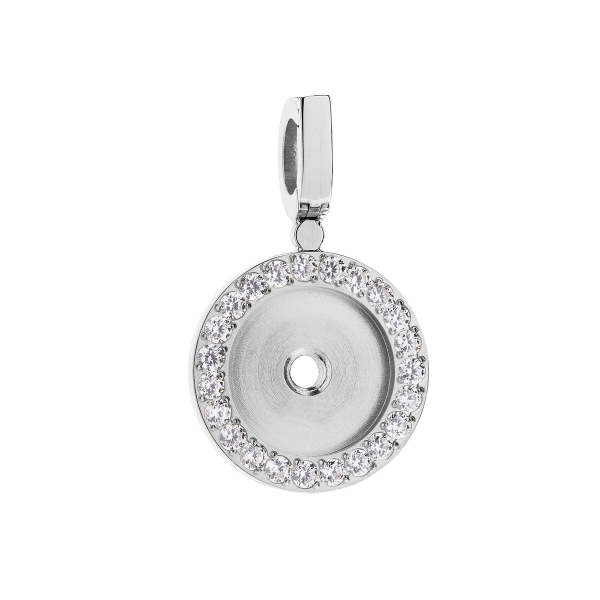 Portofino Basic Charm Carrier Silver