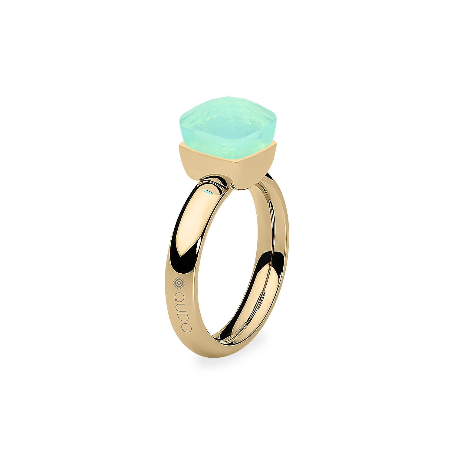 Firenze Ring - Shades of Green & Brown - Gold