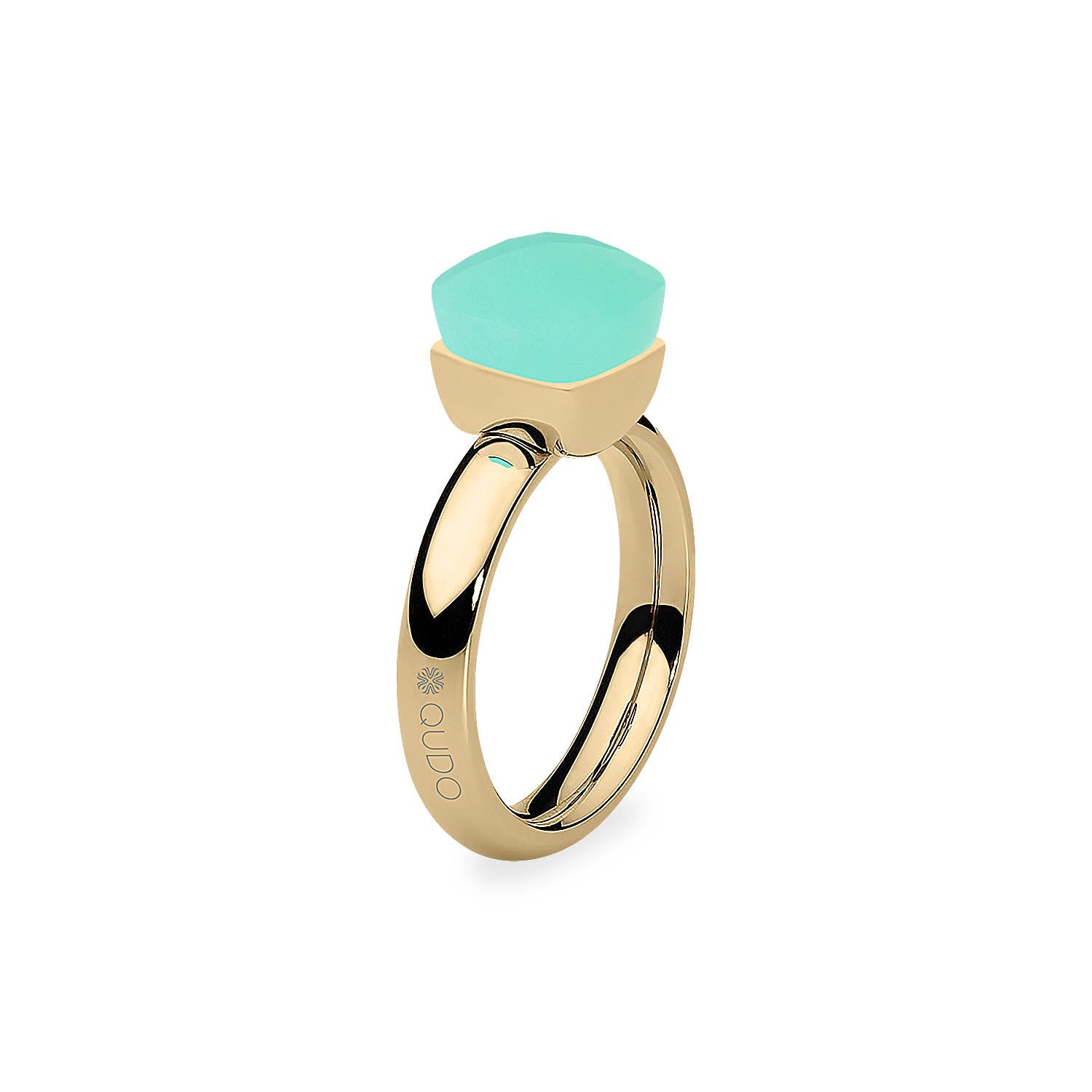 Firenze Ring - Shades of Green & Brown - Gold