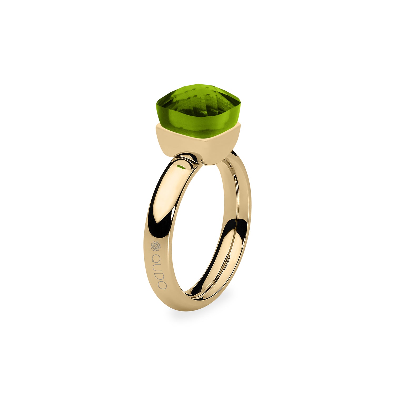 Firenze Ring - Shades of Green & Brown - Gold Fern Green / 7