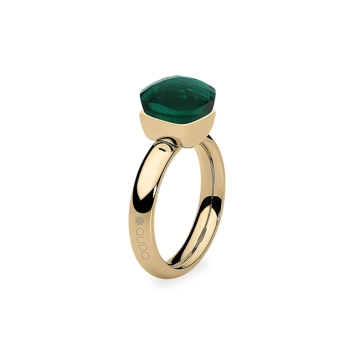 Firenze Ring - Shades of Green & Brown - Gold