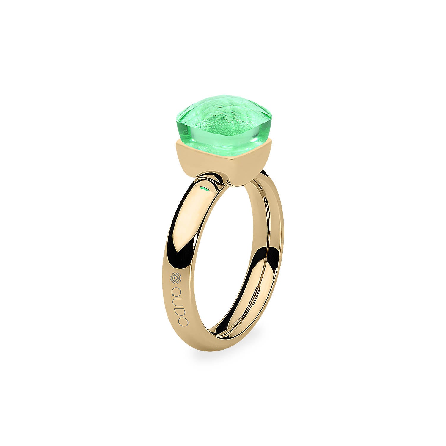 Firenze Ring - Shades of Green & Brown - Gold