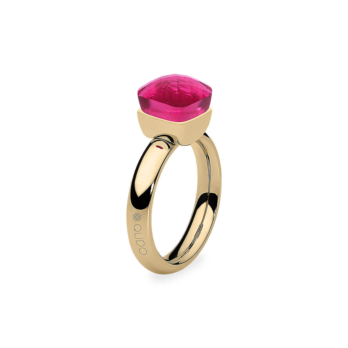 Firenze Ring - Shades of Red & Purple - Gold