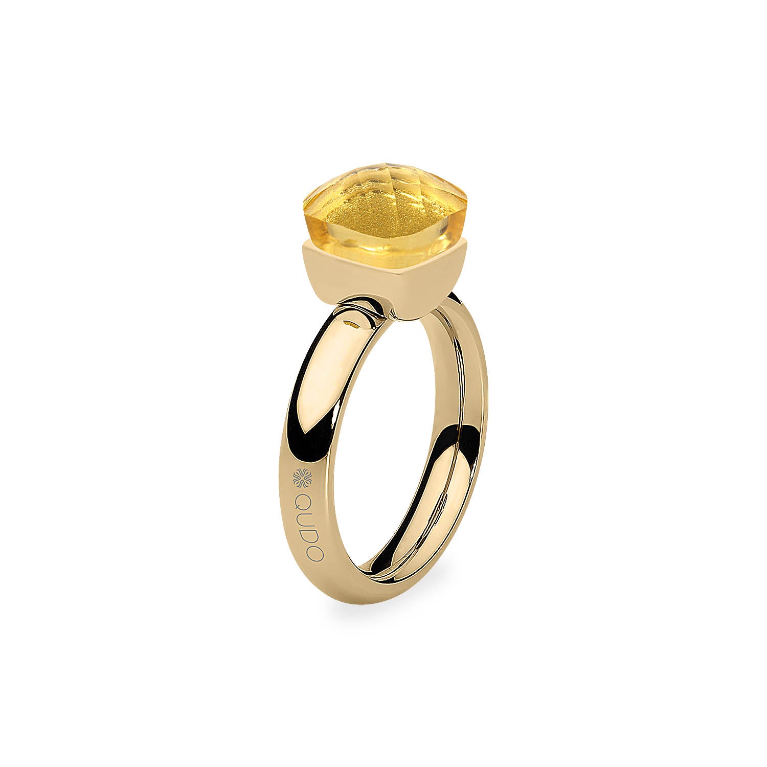 Firenze Ring - Shades of Green & Brown - Gold