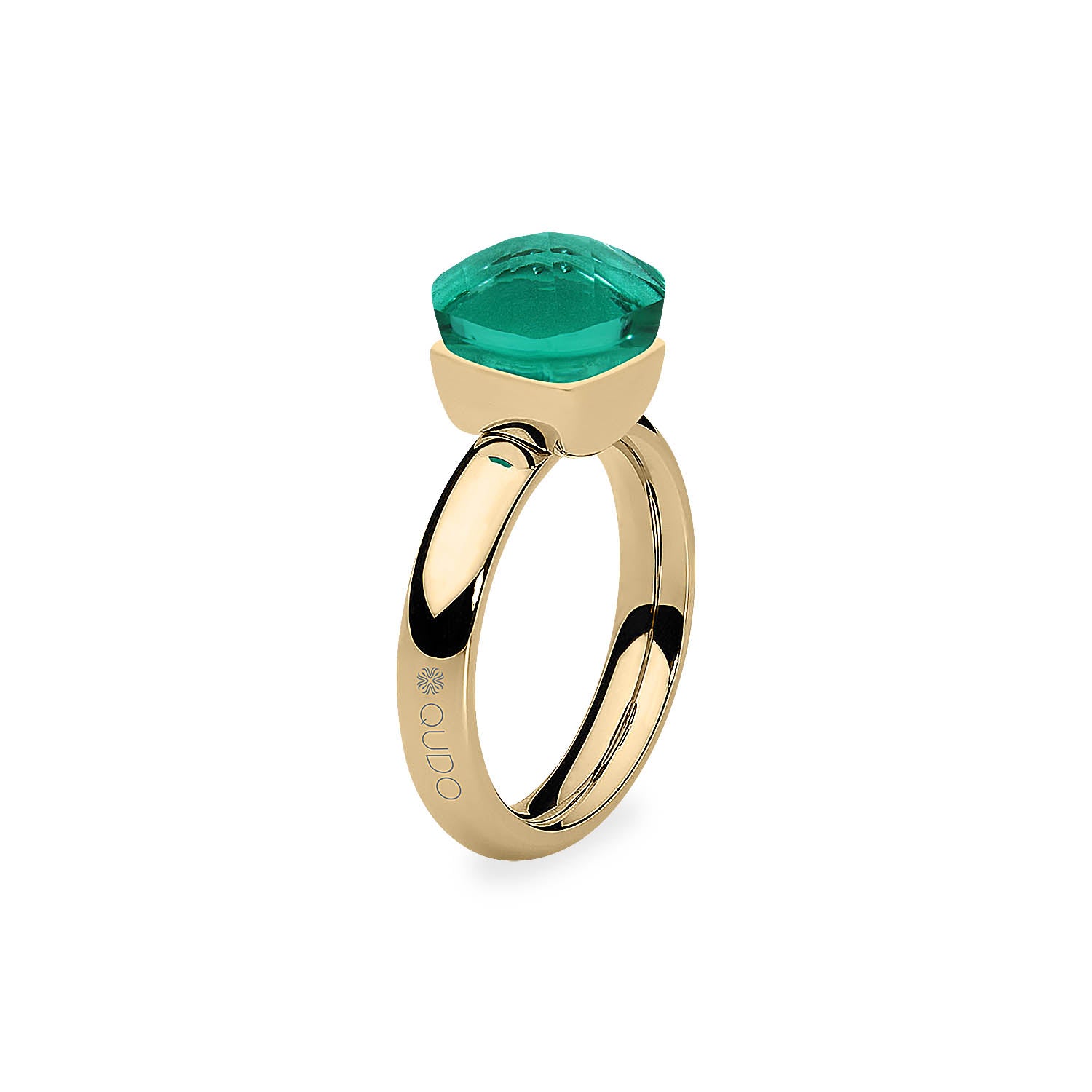 Firenze Ring - Shades of Green & Brown - Gold