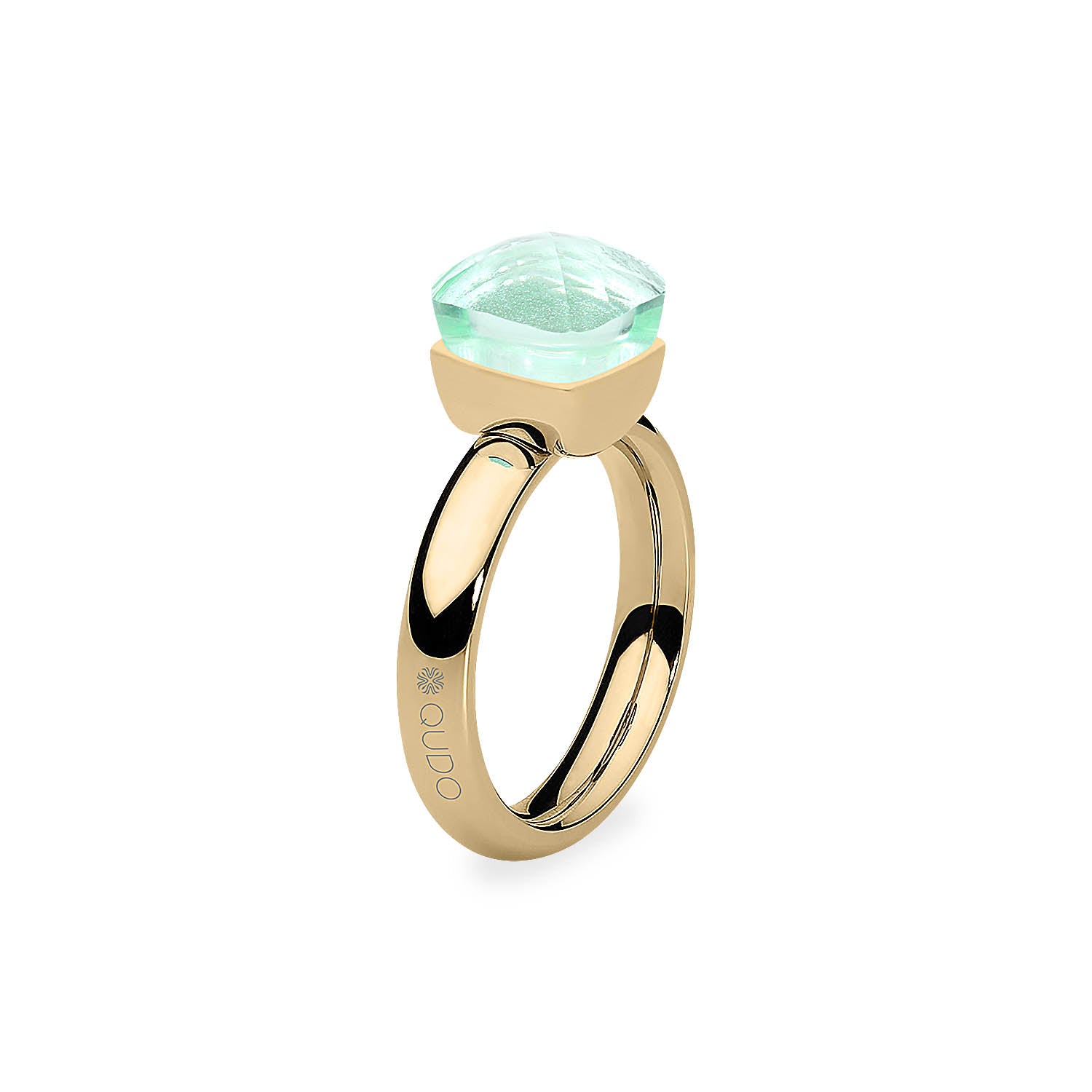 Firenze Ring - Shades of Green & Brown - Gold
