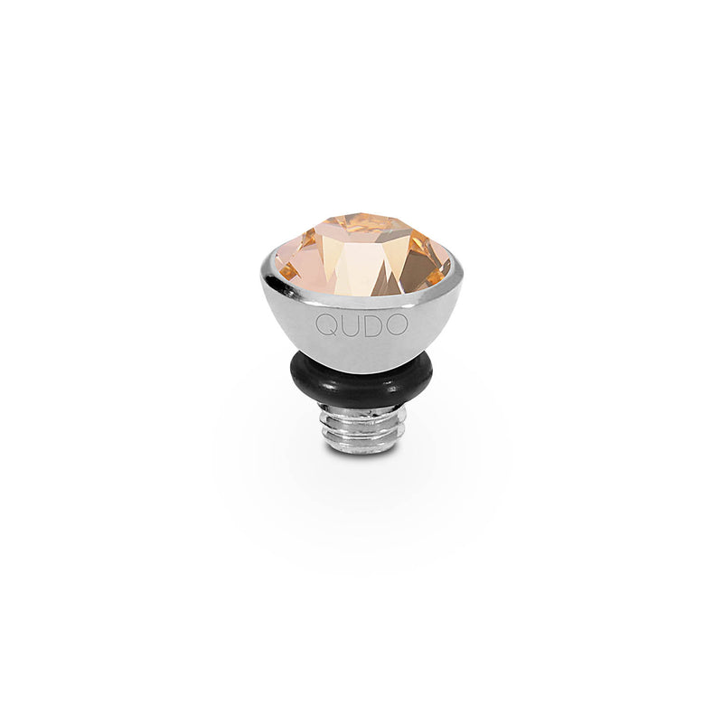 Bottone Top 0.2" - Silver light peach