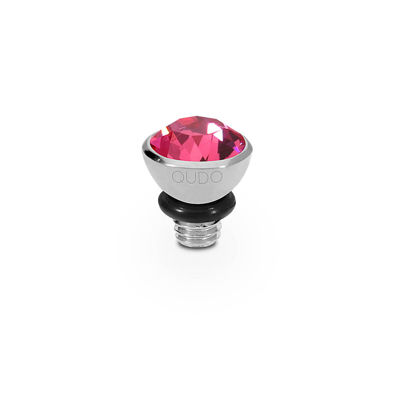 Bottone Top 0.2" - Silver indian pink
