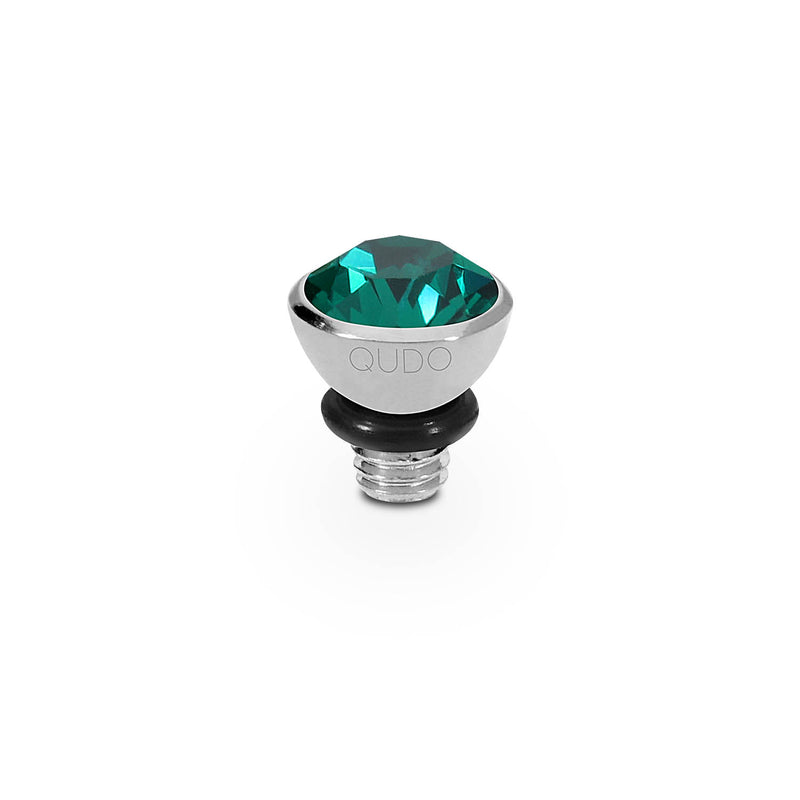 Bottone Top 0.2" - Silver emerald