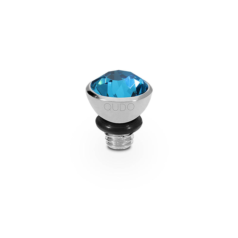Bottone Top 0.2" - Silver indicolite
