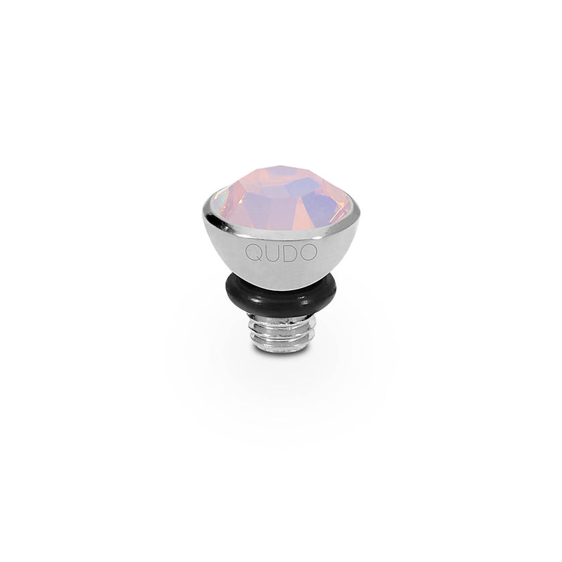 Bottone Top 0.2" - Silver rose opal