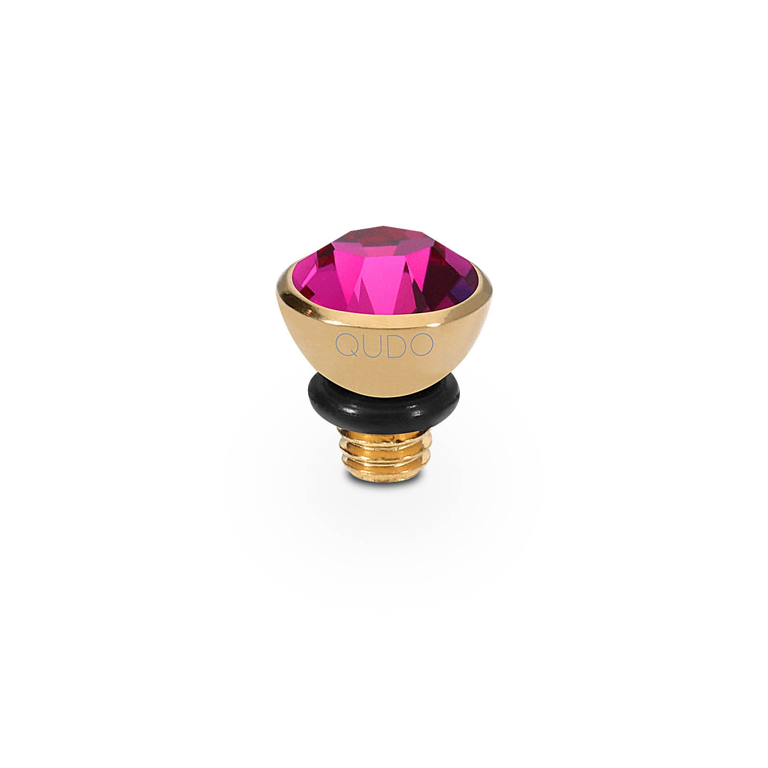 Bottone Top 0.2" - Gold fuchsia