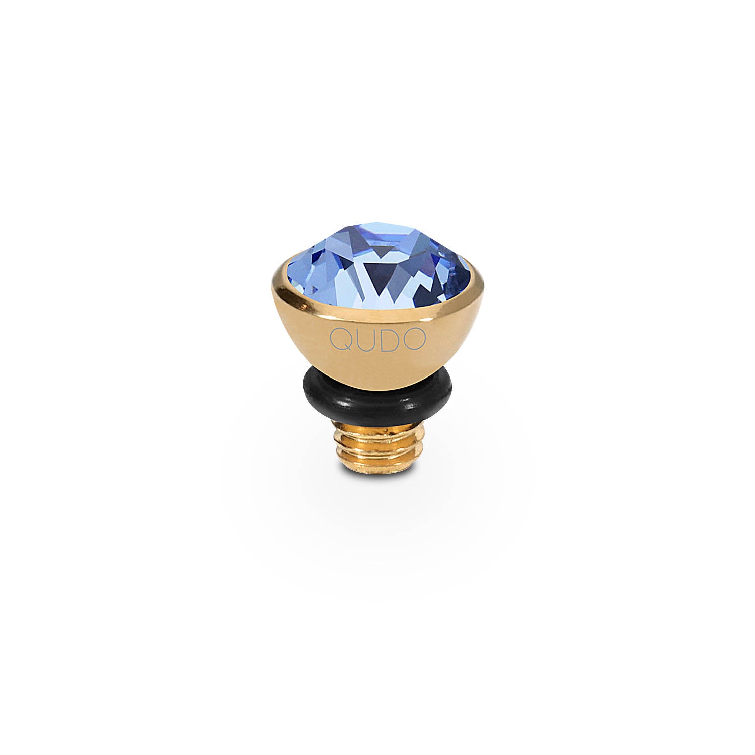 Bottone Top 0.2" - Gold light sapphire