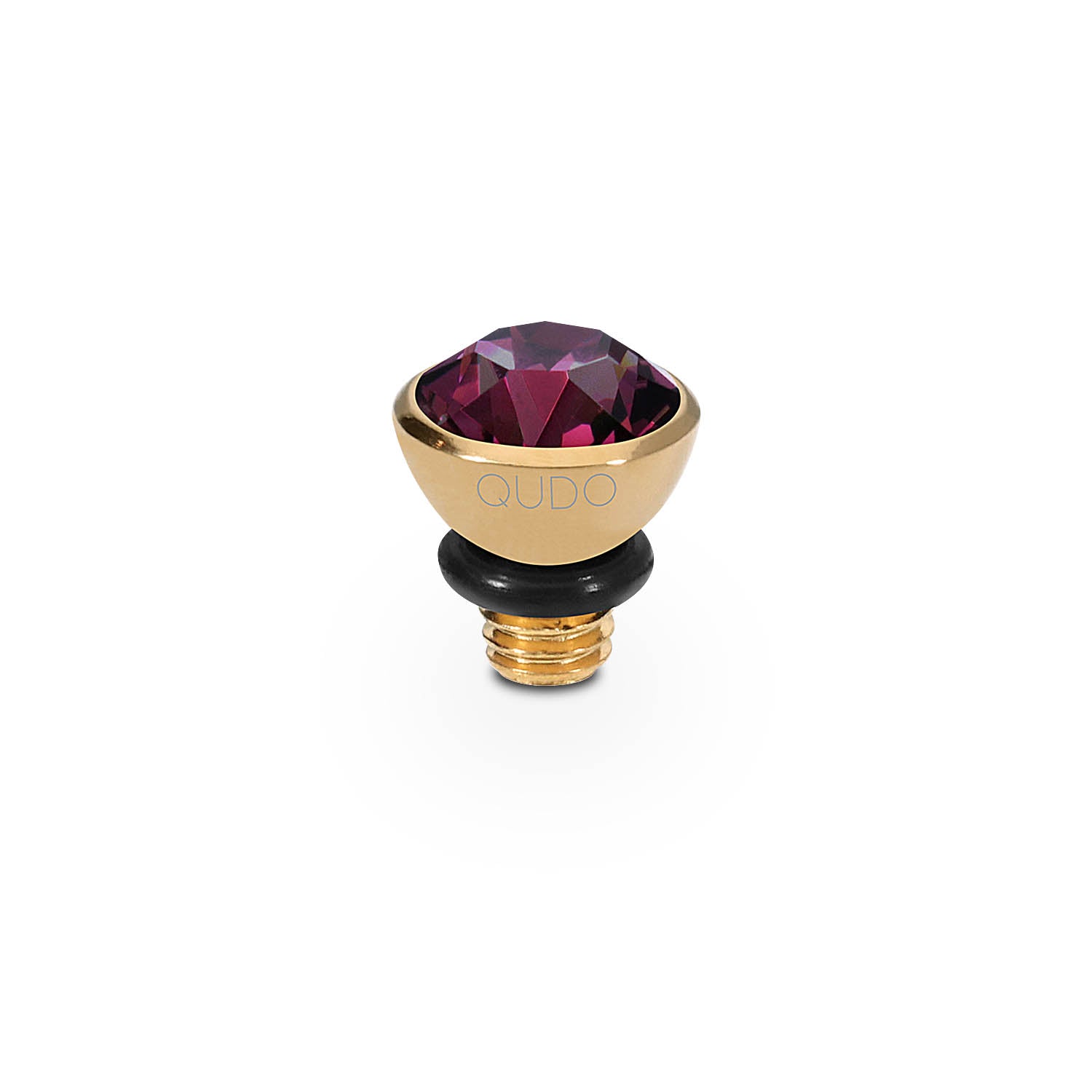 Bottone Top 0.2" - Gold amethyst