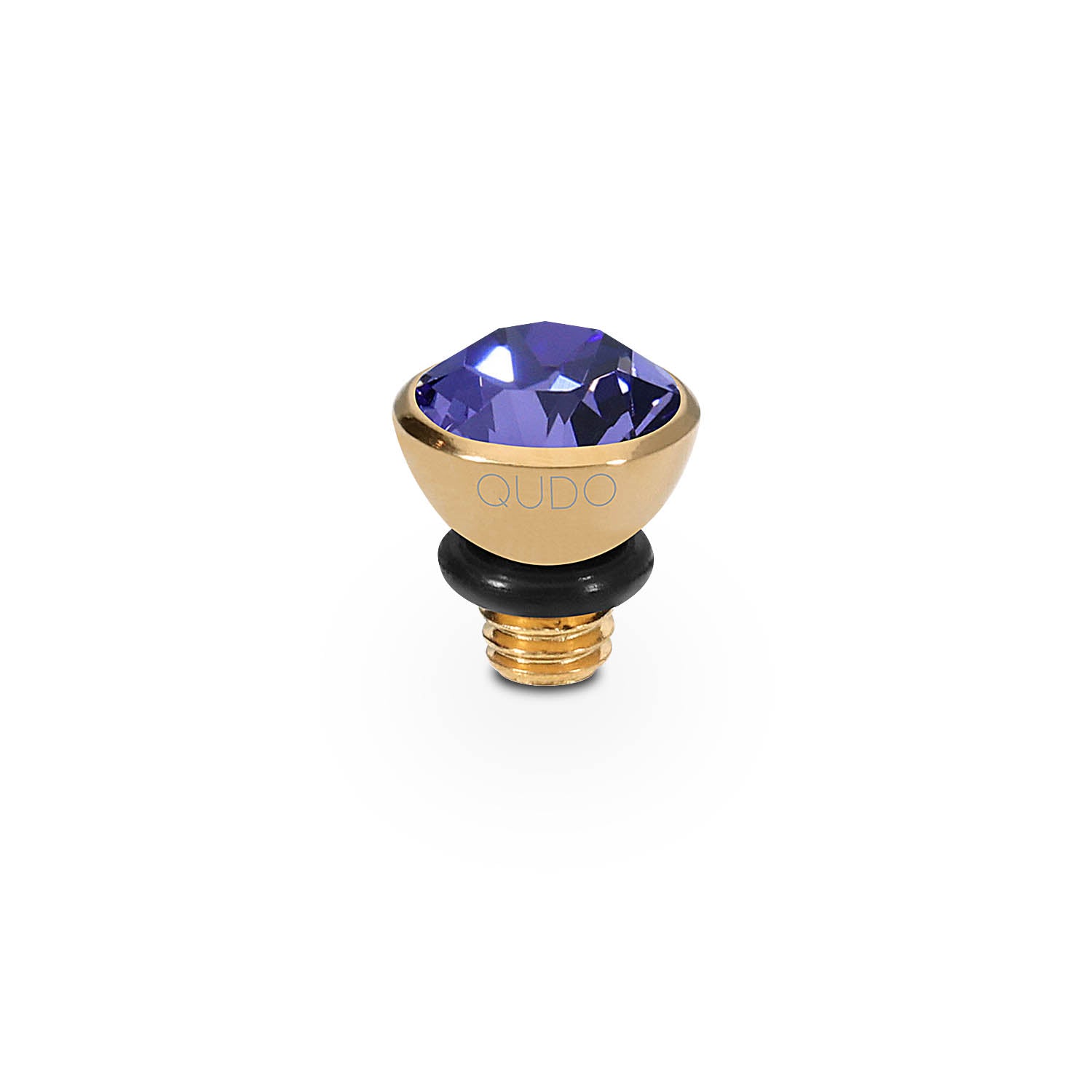 Bottone Top 0.2" - Gold tanzanite