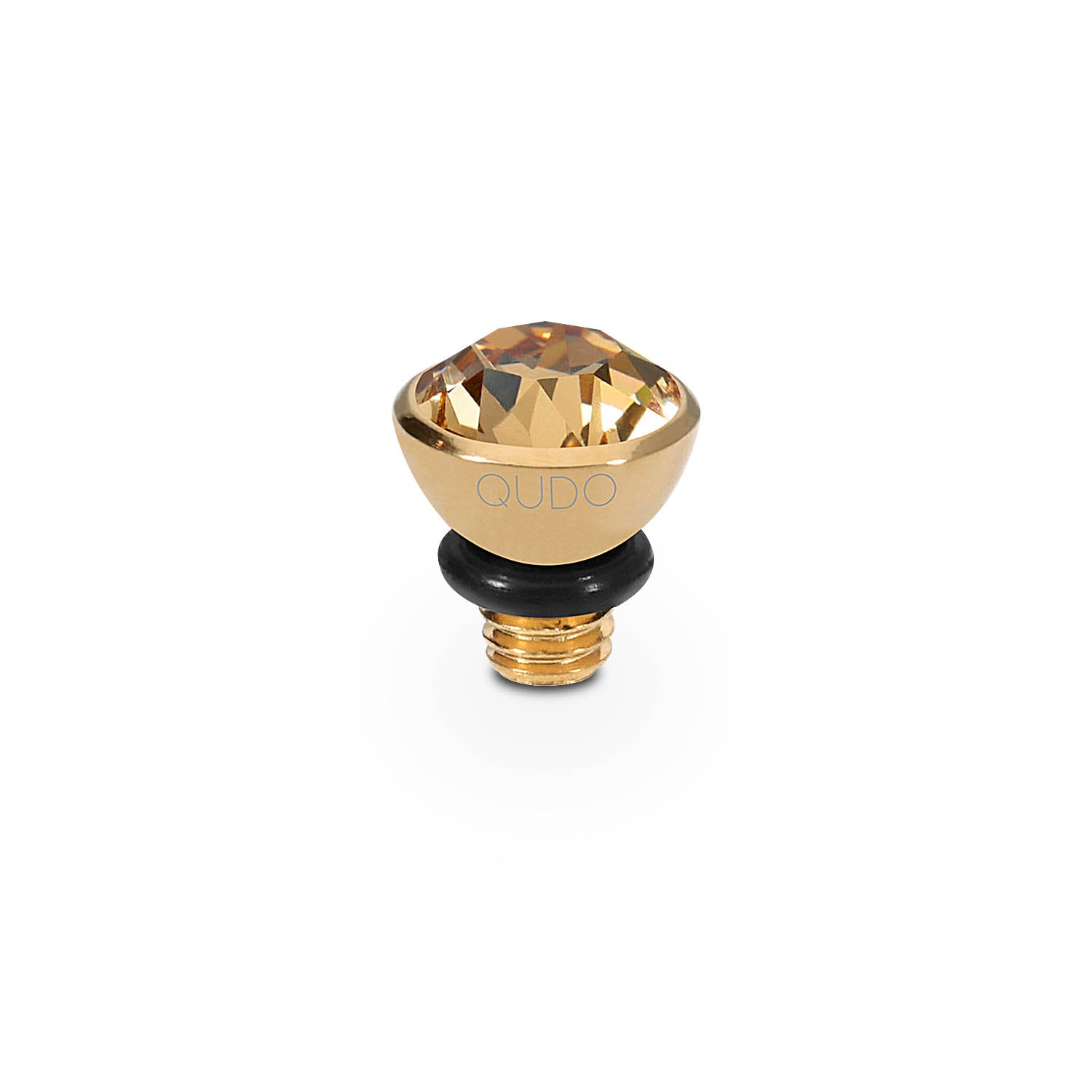 Bottone Top 0.2" - Gold light colorado topaz
