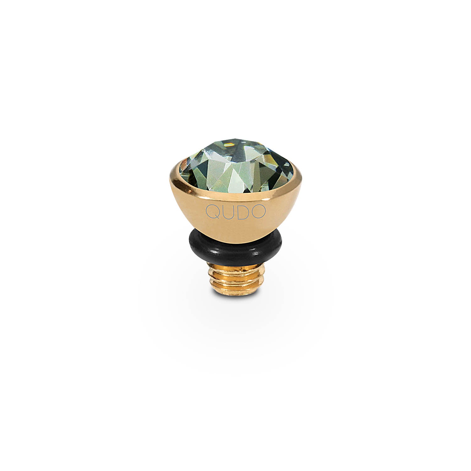 Bottone Top 0.2" - Gold black diamond