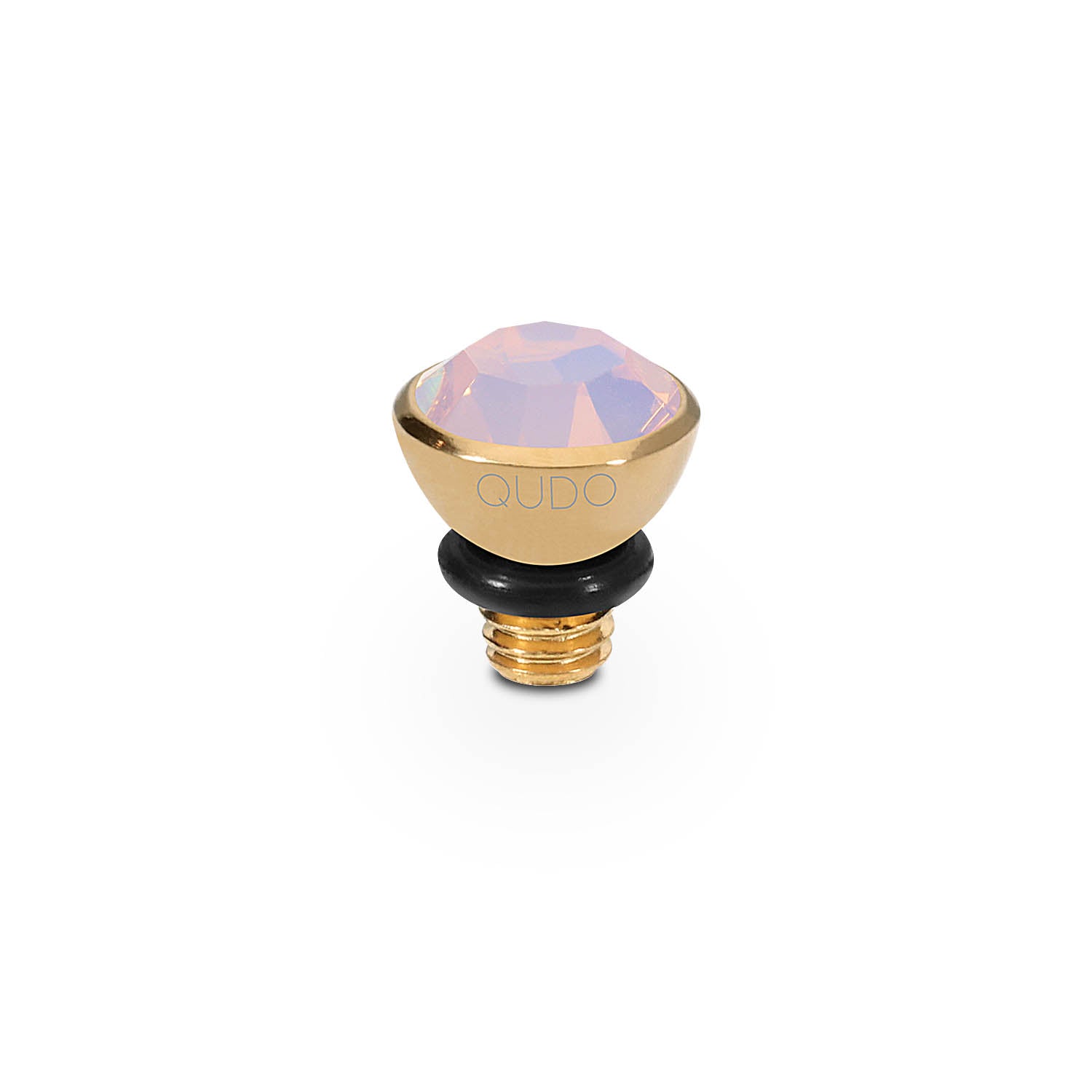 Bottone Top 0.2" - Gold rose opal