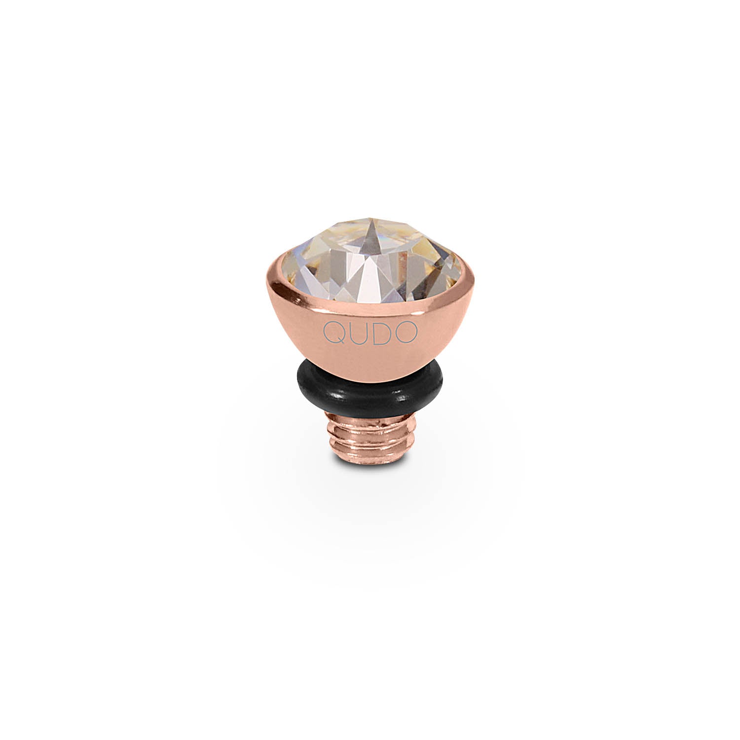 Bottone Top 0.2" - Rose Gold silk