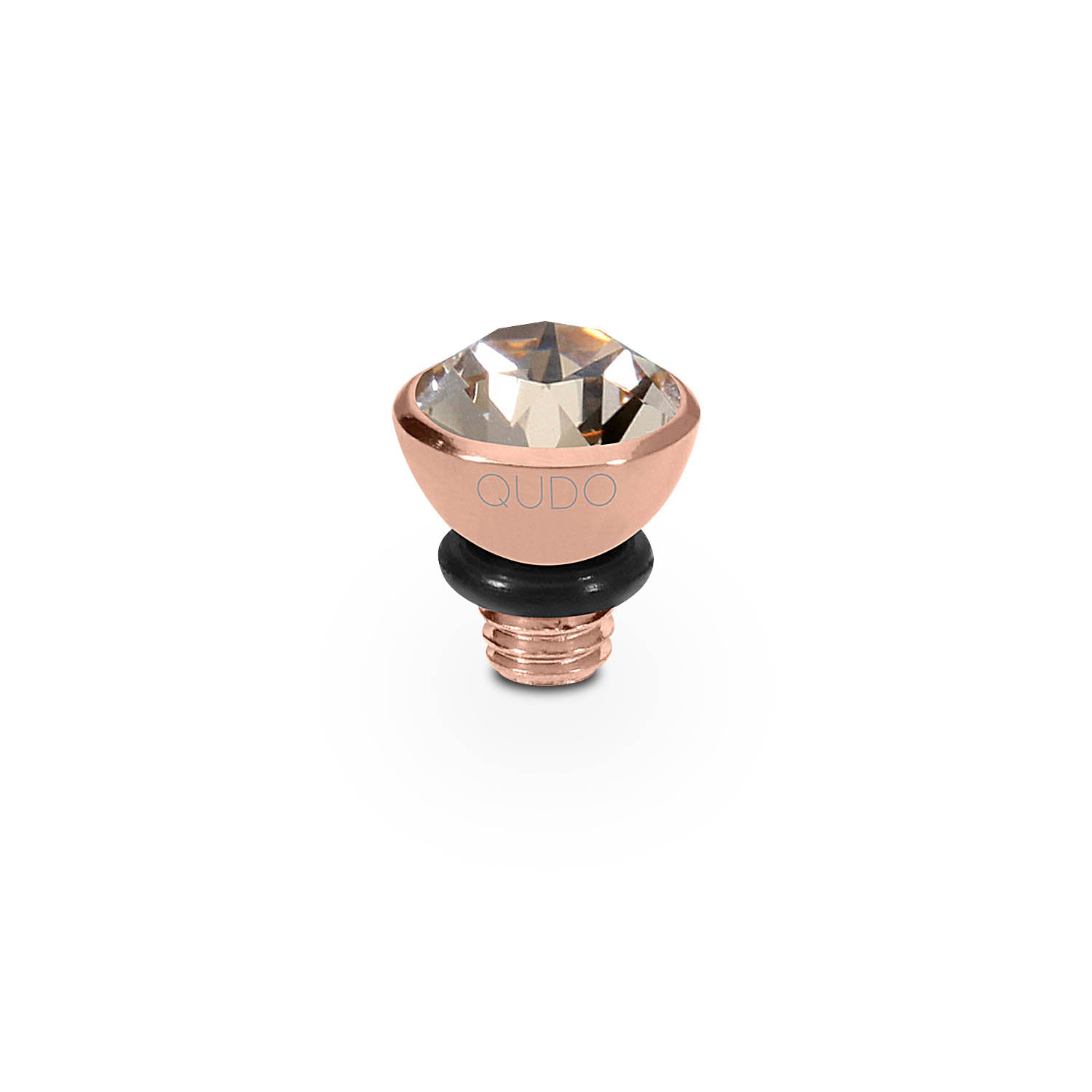 Bottone Top 0.2" - Rose Gold light silk