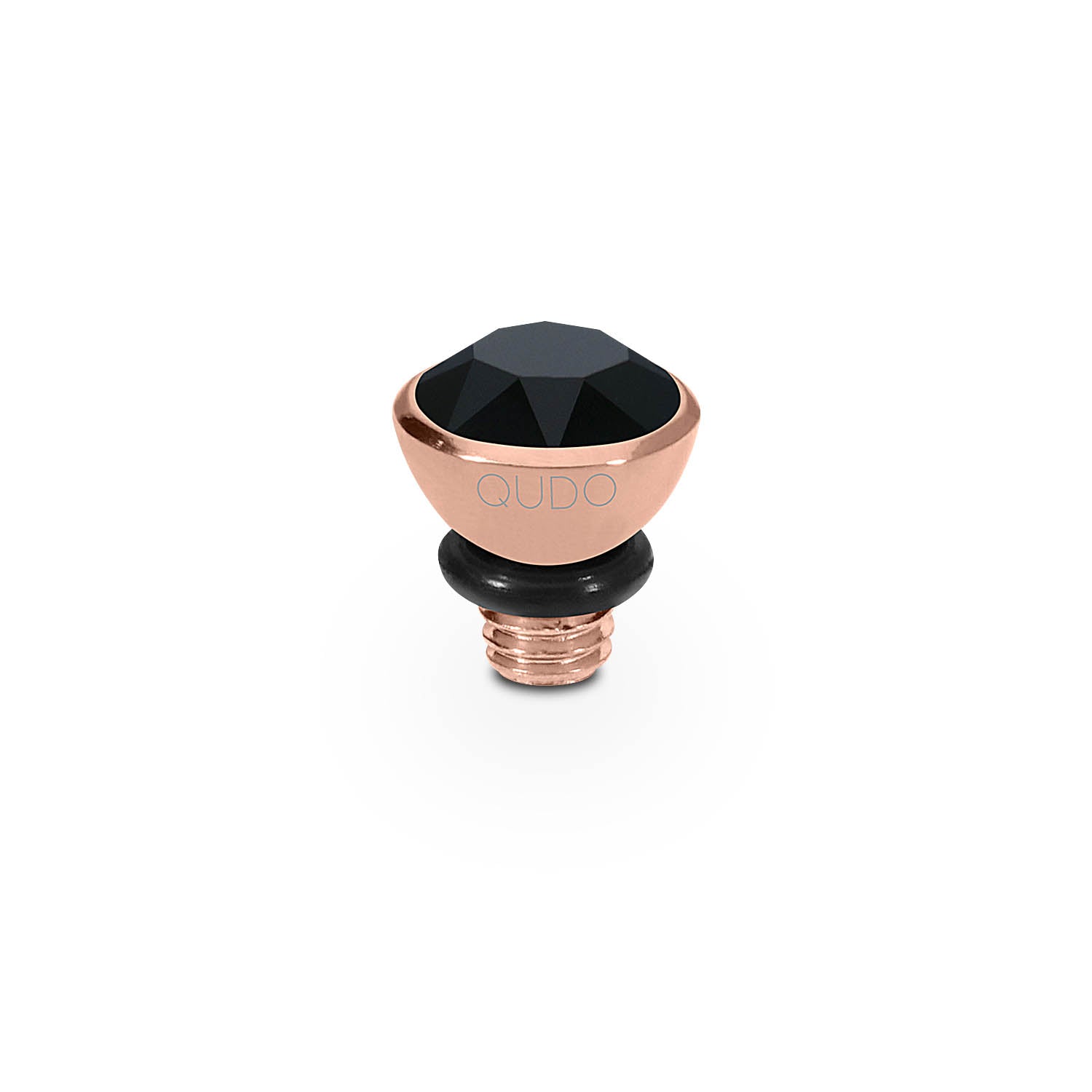 Bottone Top 0.2" - Rose Gold jet