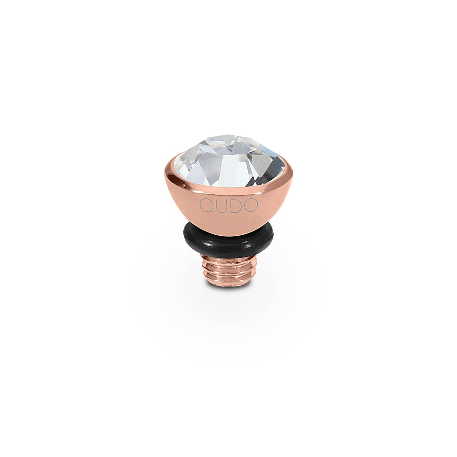 Bottone Top 0.2" - Rose Gold crystal