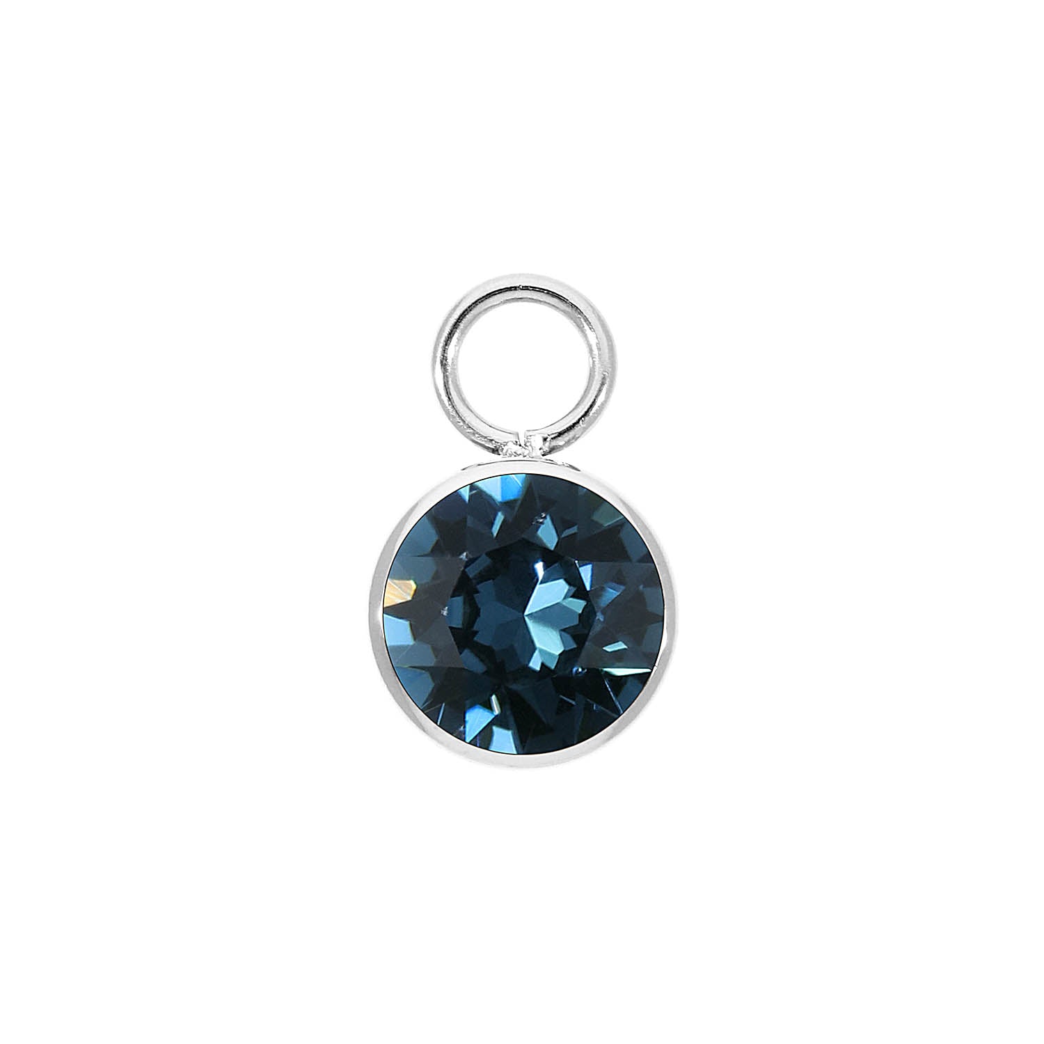 Bottone Charm 0.4" - Silver montana