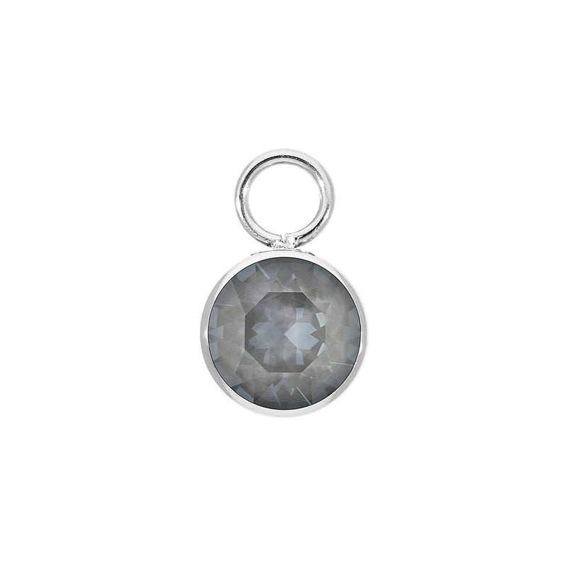 Bottone 0.15" charm - Silver