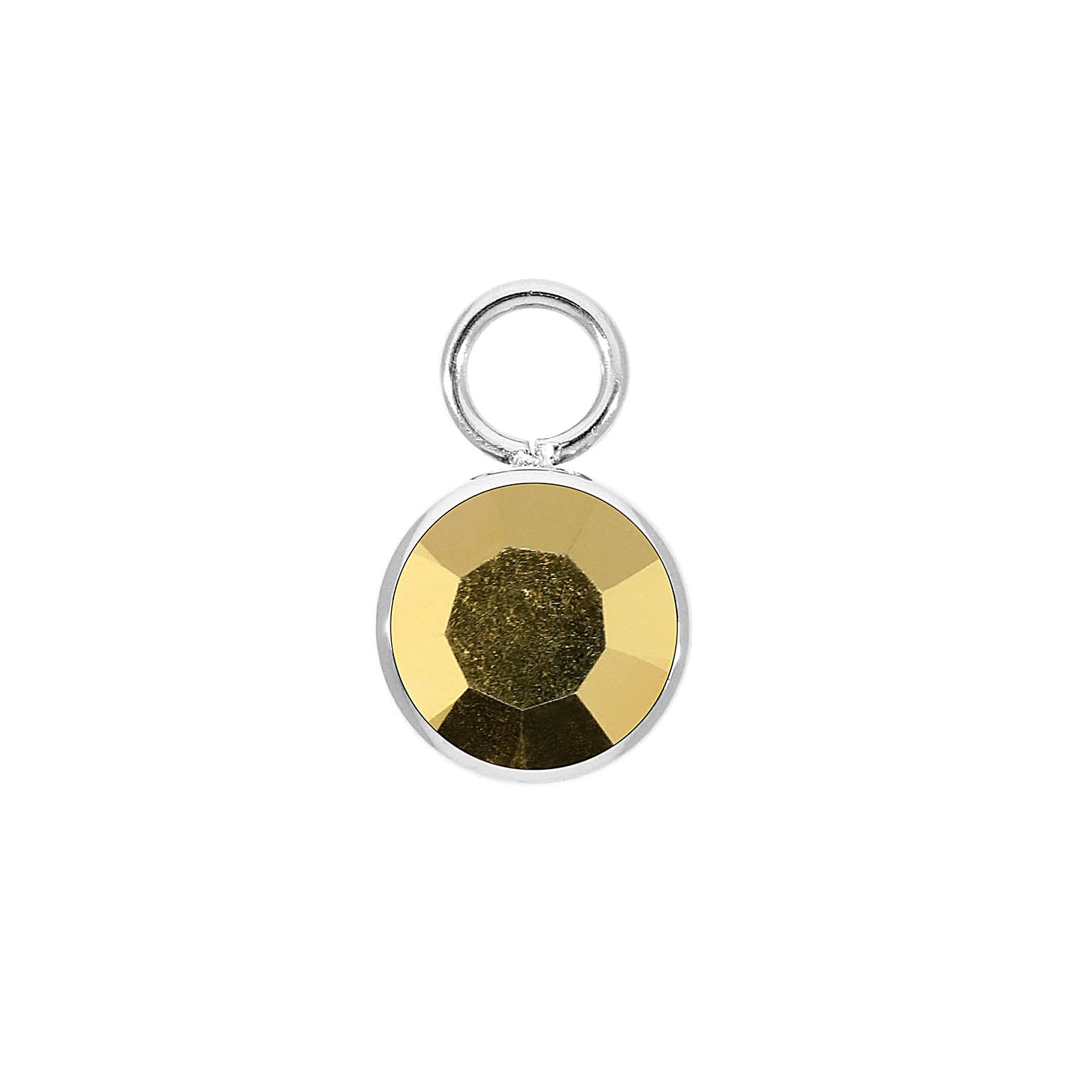 Bottone Charm 0.4" - Silver