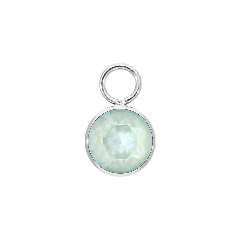 Bottone 0.15" charm - Silver