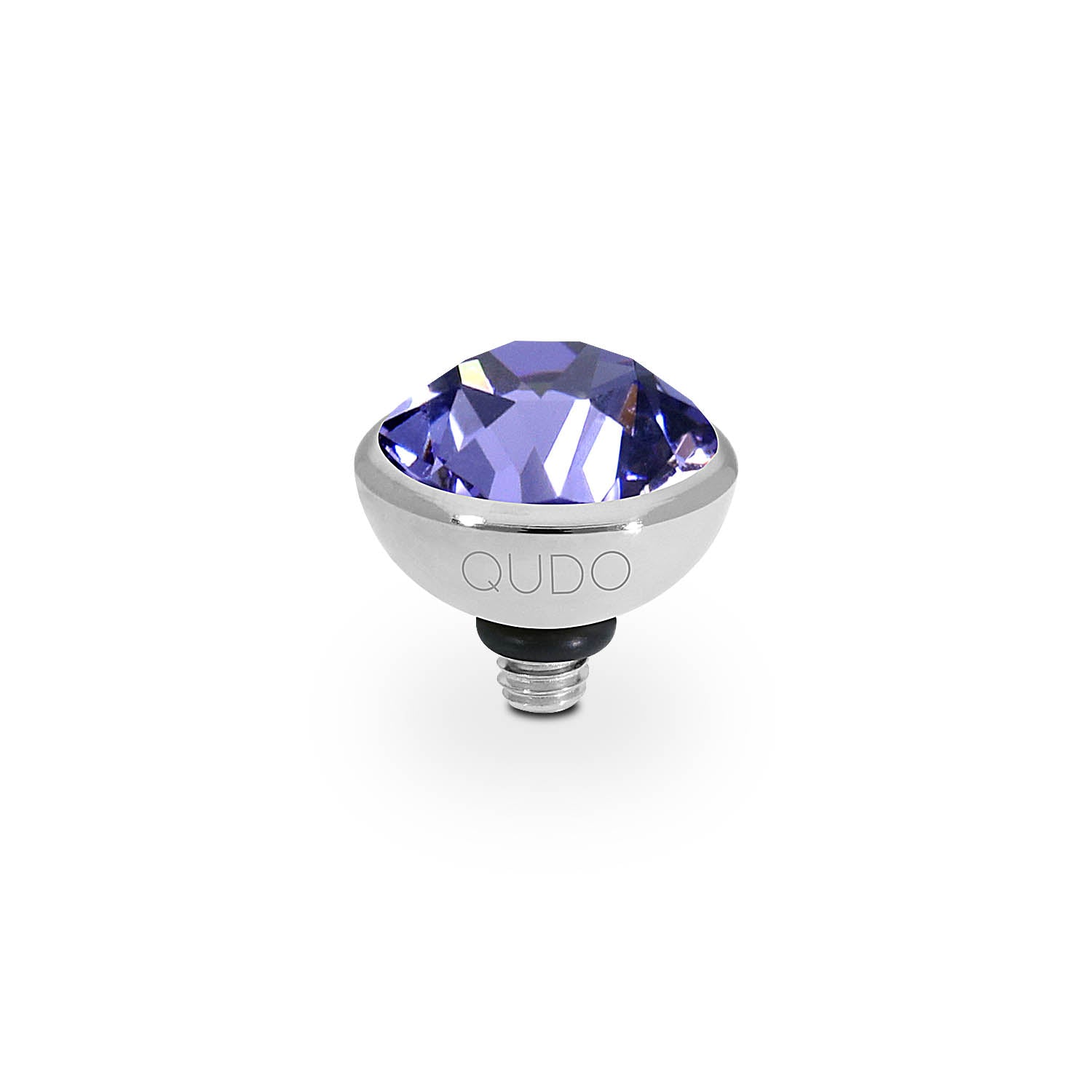 Bottone Top 0.4" - Silver tanzanite