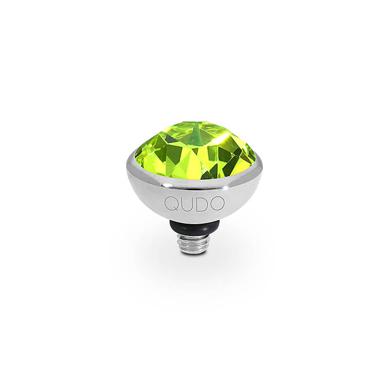 Bottone Top 0.4" - Silver Citrus Green
