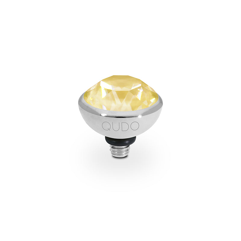 Bottone Top 0.4" - Silver Recreated Dark Jonquil