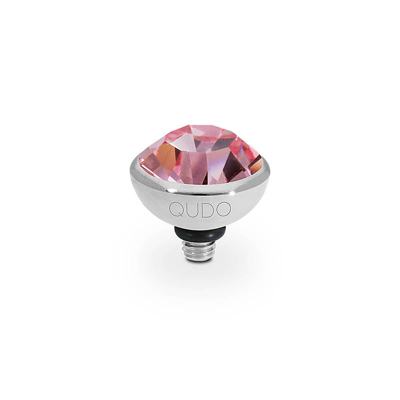 Bottone Top 0.4" - Silver Light Rose