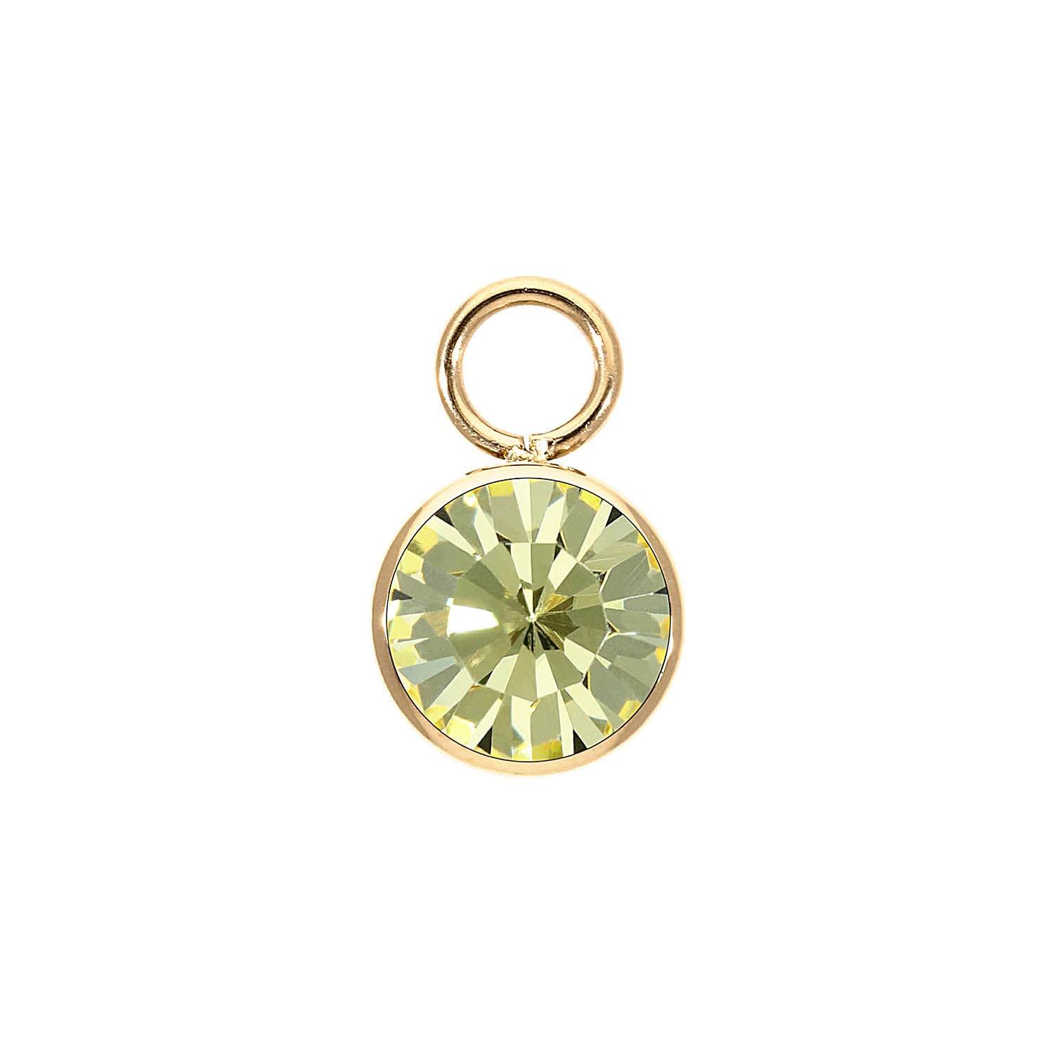 Bottone Charm 0.4" - Gold Jonquil