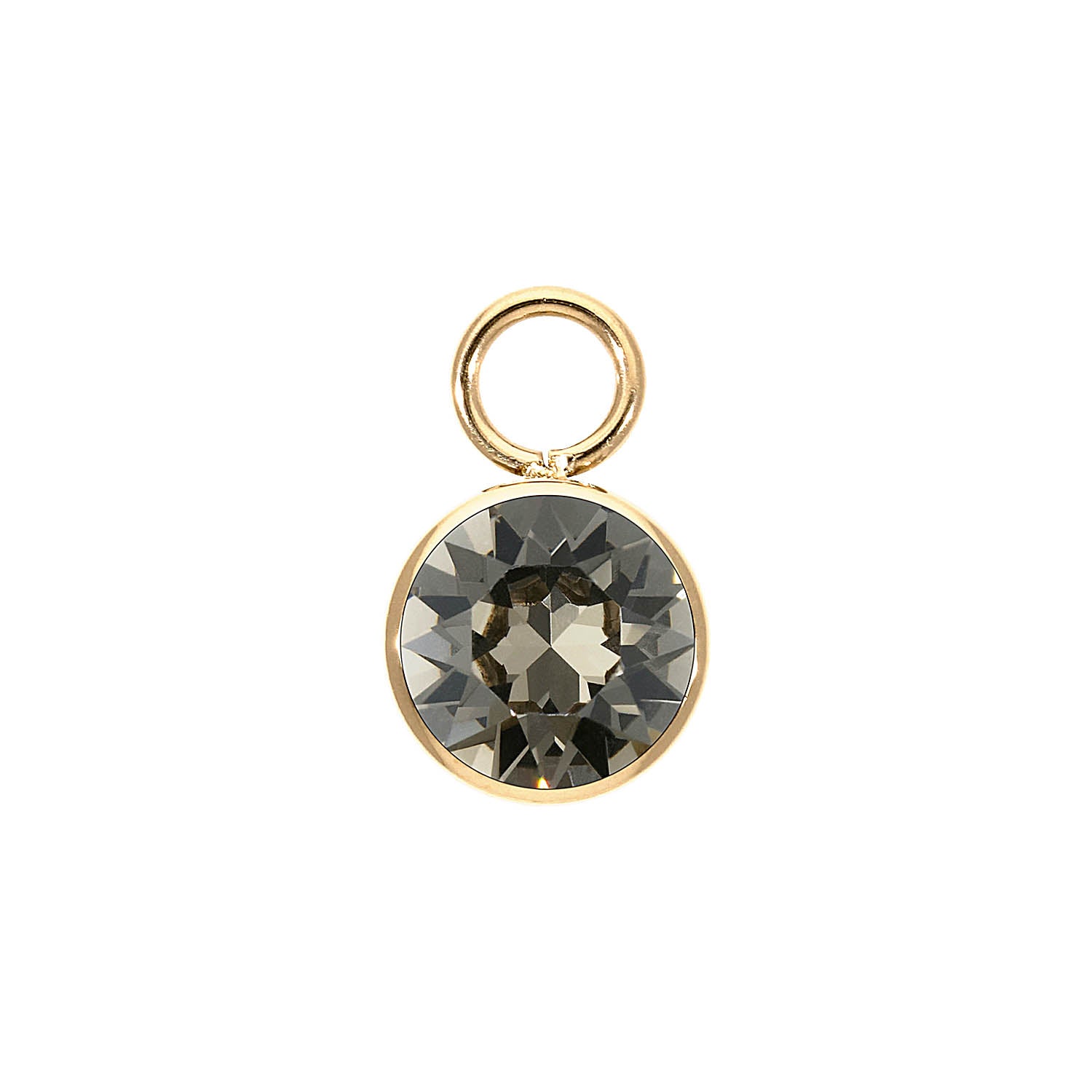 Bottone Charm 0.4" - Gold Greige