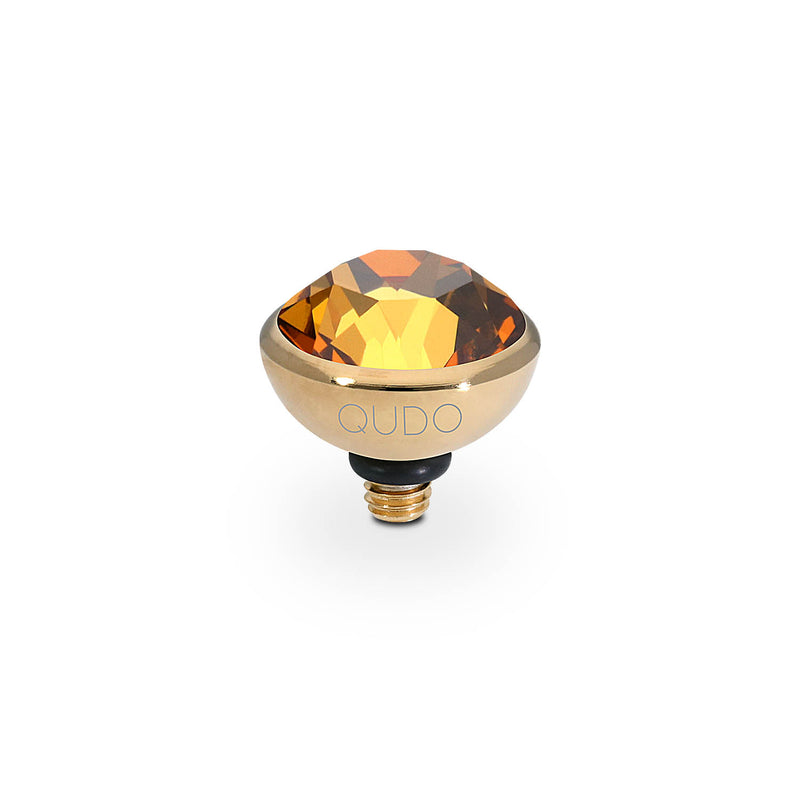 Bottone Top 0.4" - Gold light amber