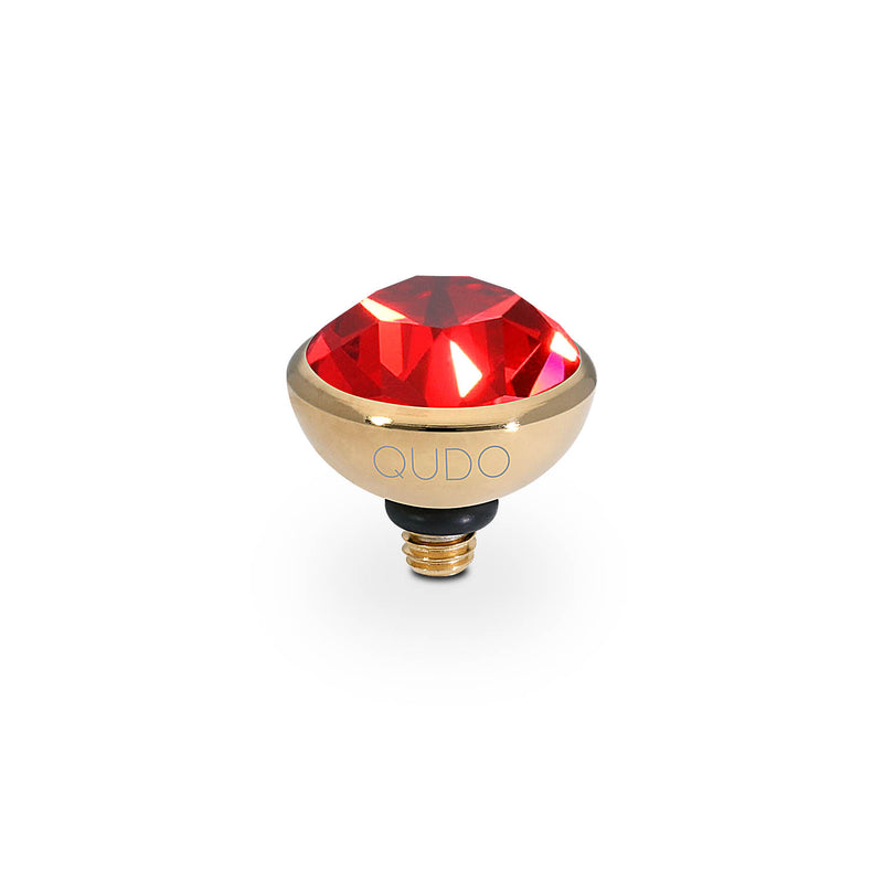Bottone Top 0.4" - Gold scarlet