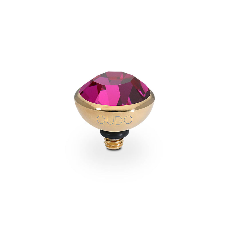 Bottone Top 0.4" - Gold fuchsia