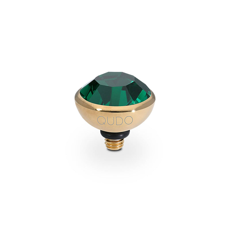 Bottone Top 0.4" - Gold emerald