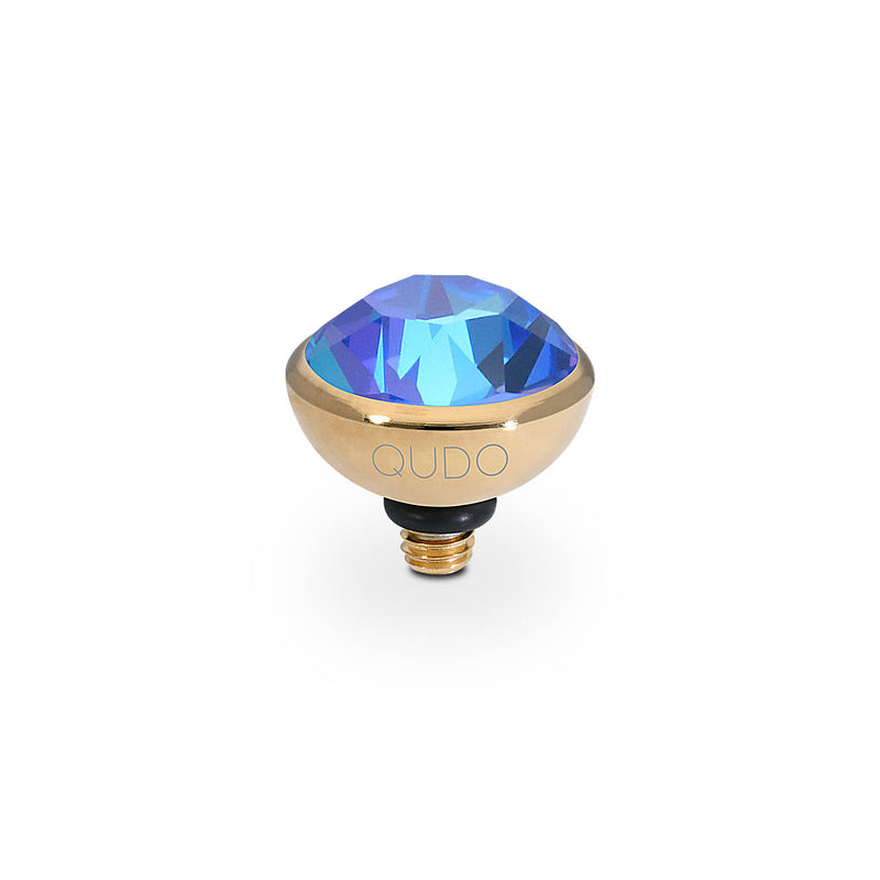Bottone Top 0.4" - Gold royal blue delite