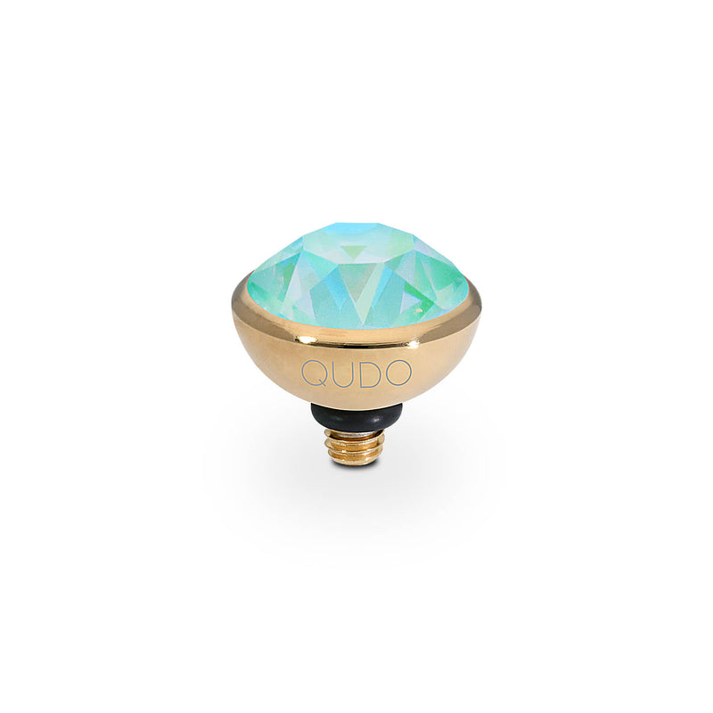 Bottone Top 0.4" - Gold silky sage delite