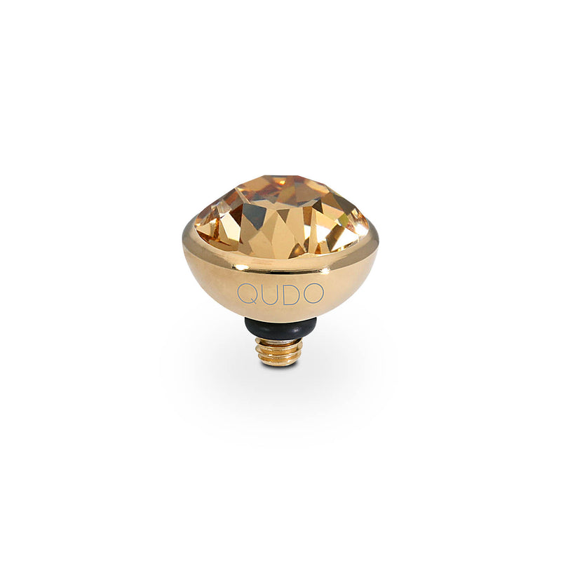 Bottone Top 0.4" - Gold light colorado topaz