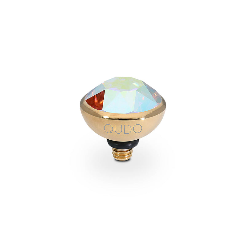 Bottone Top 0.4" - Gold crystal aurora boreale