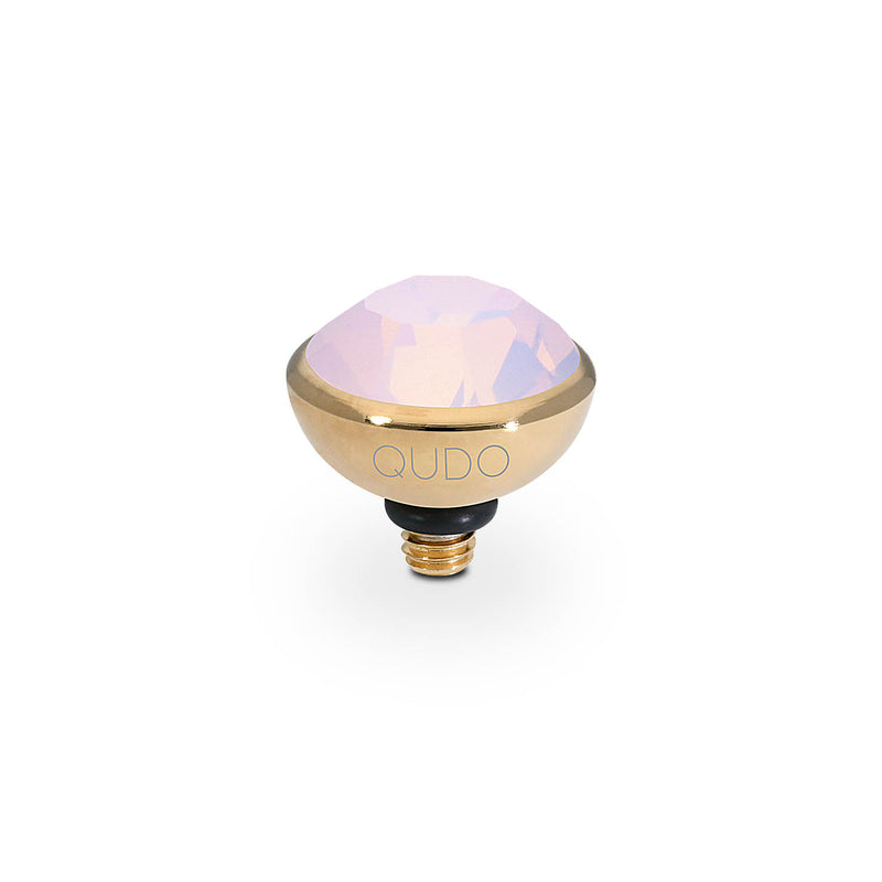 Bottone Top 0.4" - Gold rose opal
