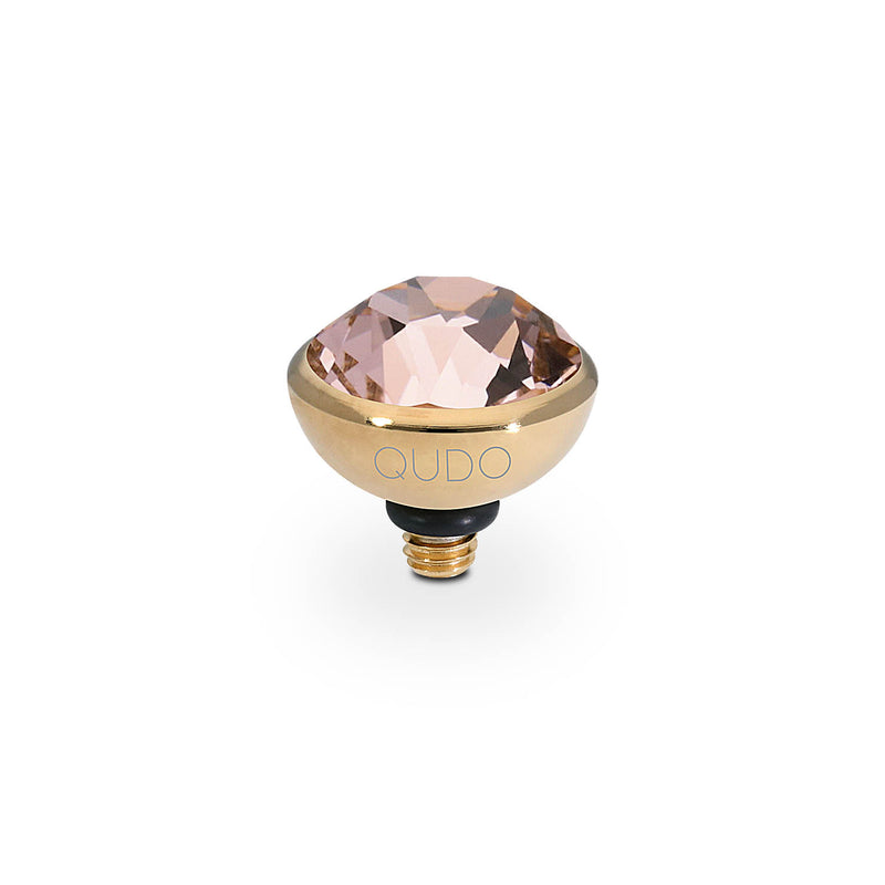 Bottone Top 0.4" - Gold vintage rose