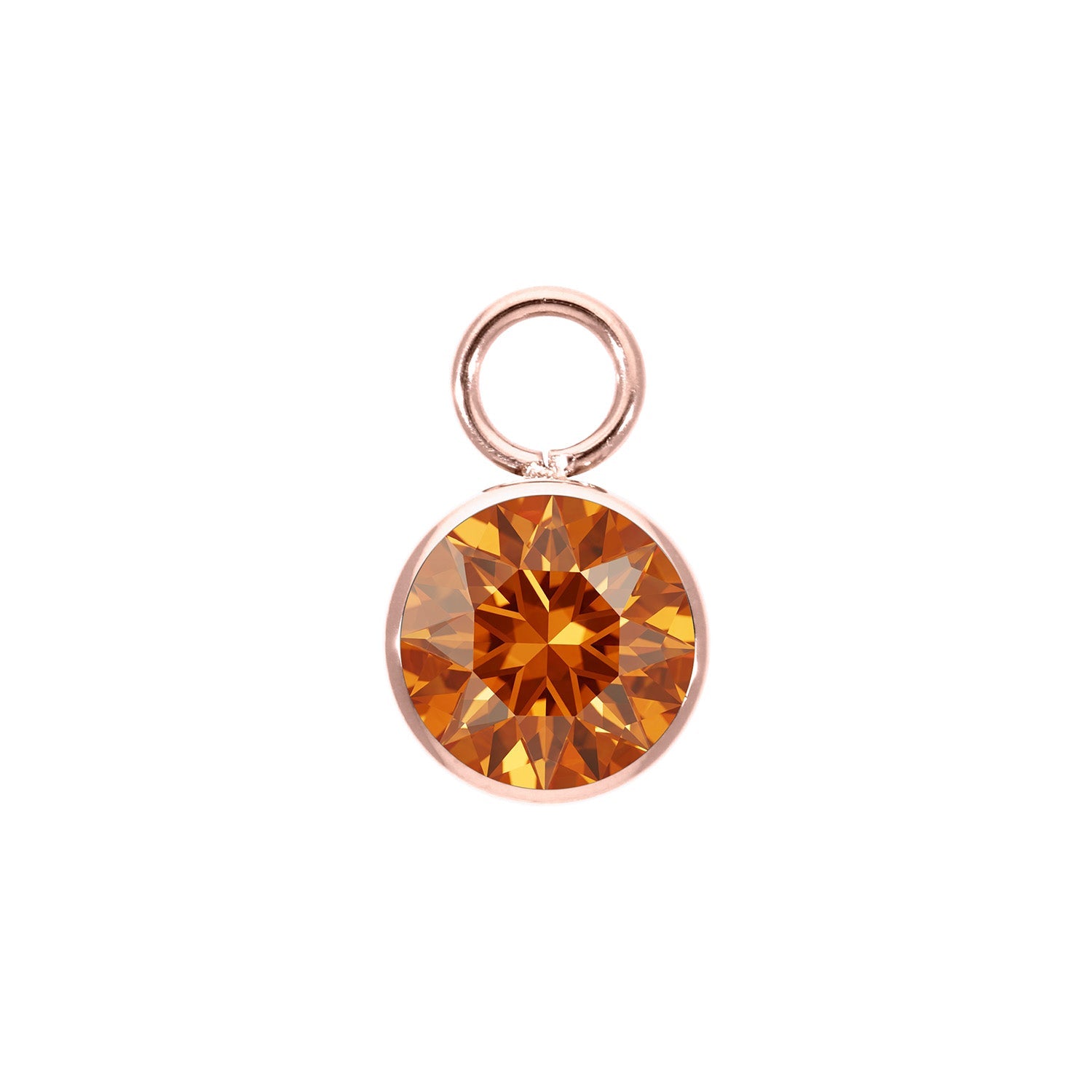 Bottone Charm 0.4" - Rose Gold