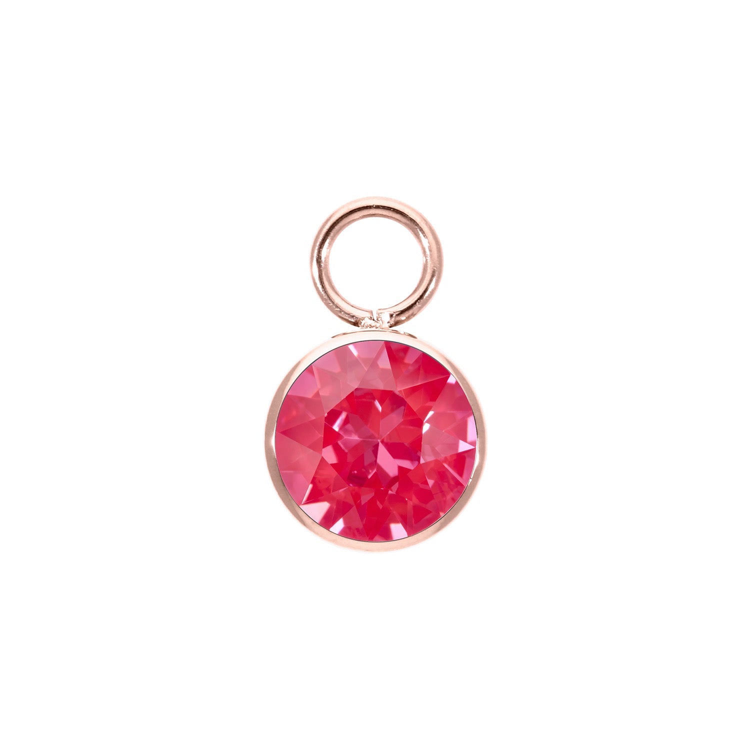 Bottone Charm 0.4" - Rose Gold