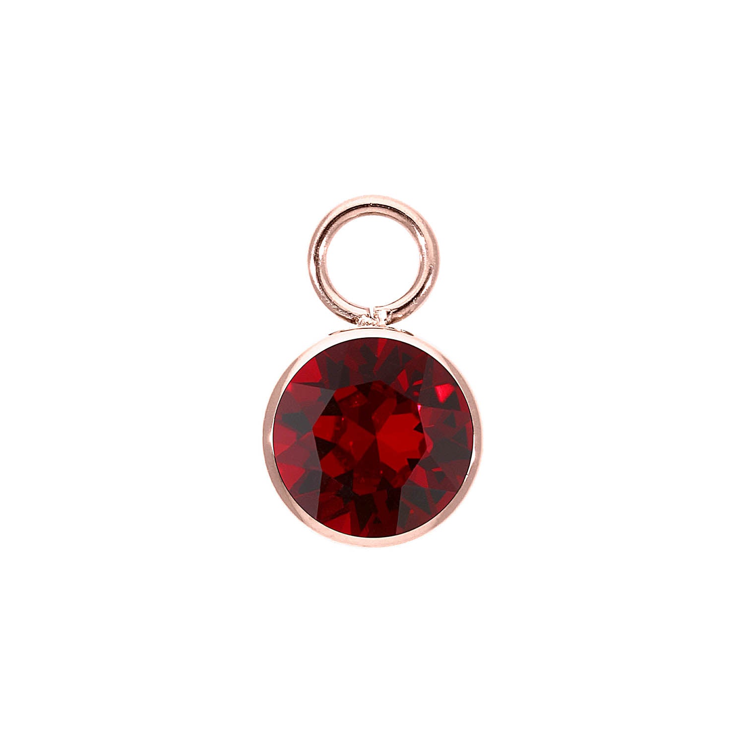 Bottone Charm 0.4" - Rose Gold Siam