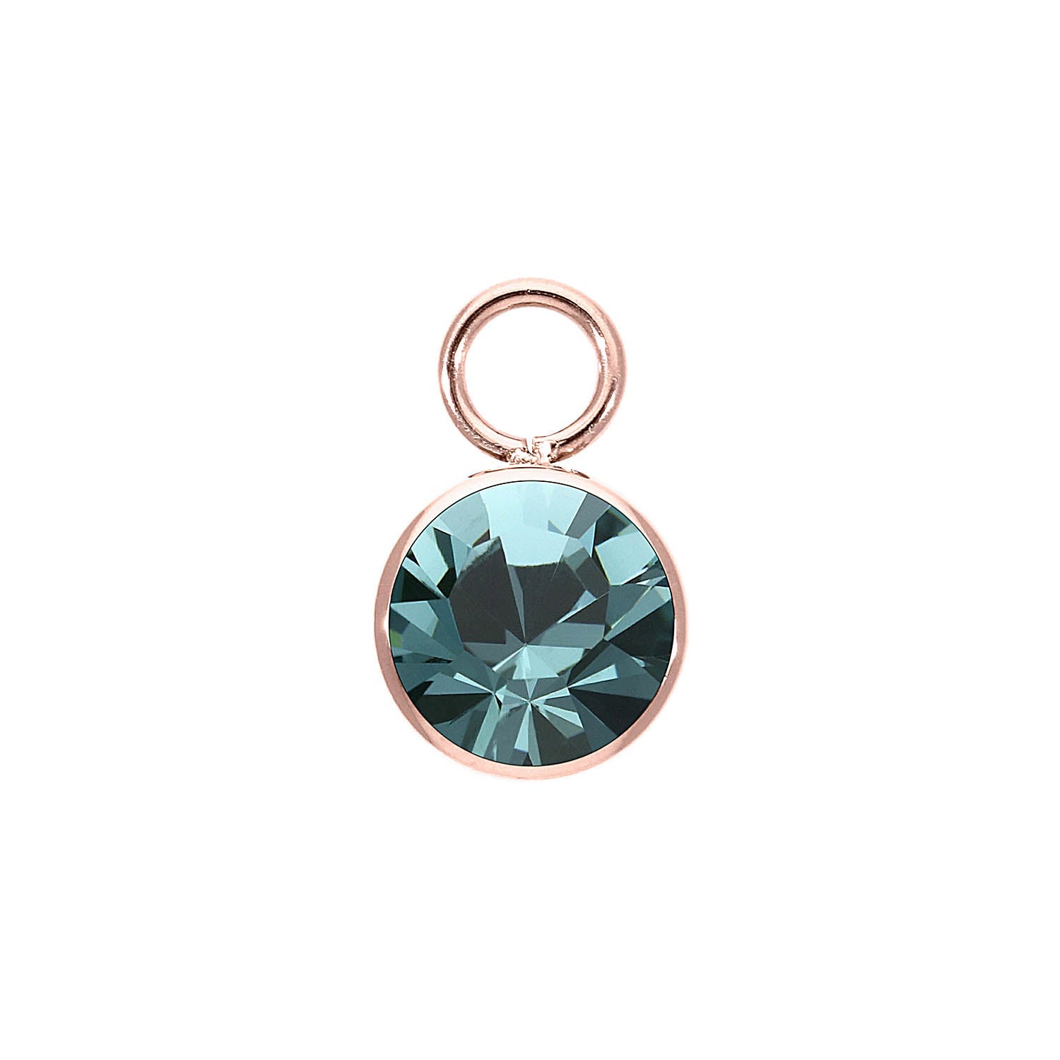 Bottone Charm 0.4" - Rose Gold